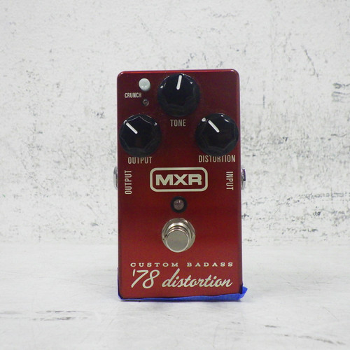 Used MXR 78 Custom Badass Distortion Guitar Effects Pedal 40042-S000247955