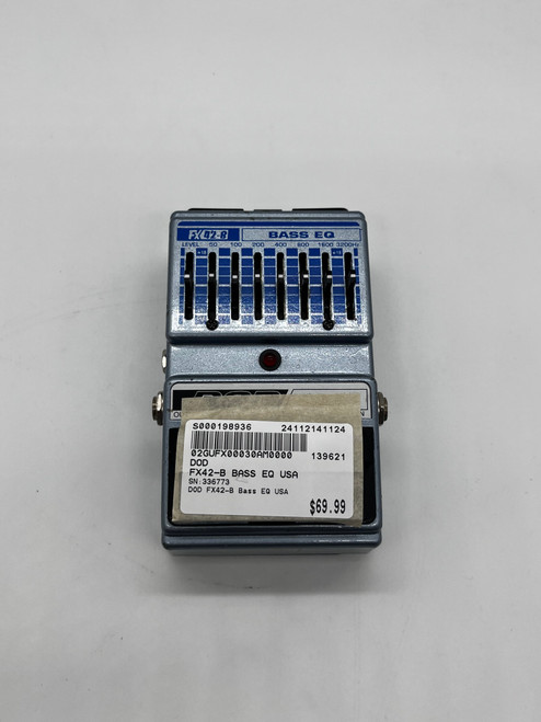 Used DOD FX42-B BASS EQ USA Vintage EQ Pedal 41124-S000198936