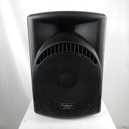 Used Podium Pro PP1504CA POWERED SPEAKER Powered Full Range Speaker Cabinet 40123-S000124477