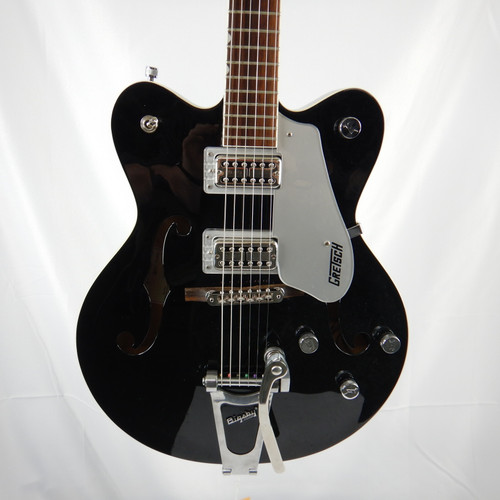 Used Gretsch G5122 W/ TV JONES PICKUP MOD Semi-Hollow Electric Guitar Black 6-String 40123-S000124591