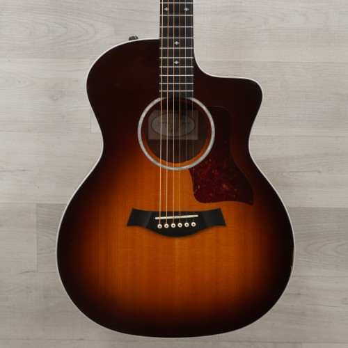 Used Taylor 214CE-SB DLX Solid Top Acoustic Guitar Sunburst 40015-S000318519