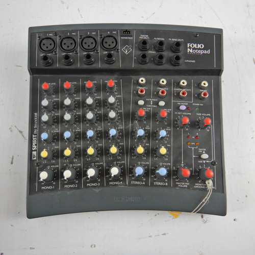 Used Spirit FOLIO NOTEPAD MIXER W/PWR Compact Mixer 40123-S000124782
