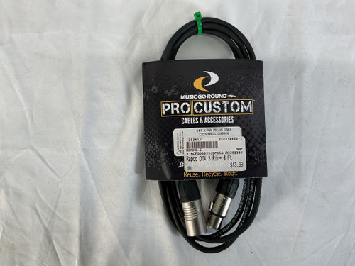 Vist Large View of Product Image Which is New Rapco DMX 3 Pin- 6 Ft