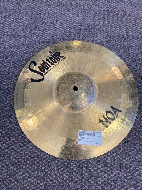 Used Soultone 13 NOA HI HATS Cymbal 13" 40085-S000103726