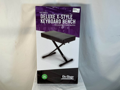 Vist Large View of Product Image Which is New ONSTAGE DLX KYBD BENCH