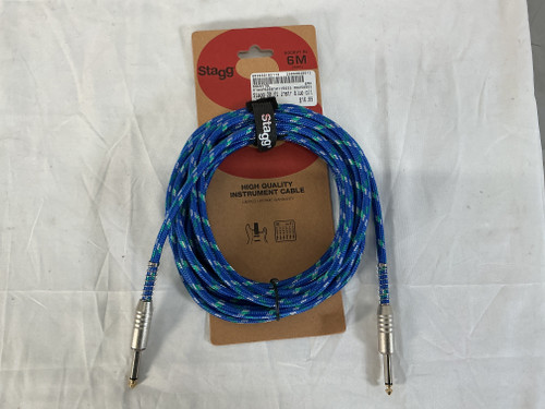 Vist Large View of Product Image Which is New Stagg 20 ft instr blue clt