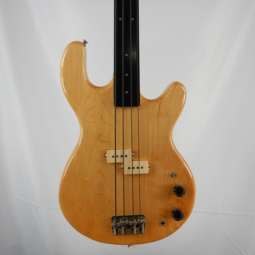 Used Kramer DMZ 4001 FRETLESS ORIG. 1978 Vintage P Type Bass Guitar Natural 4-String 40123-S000124924