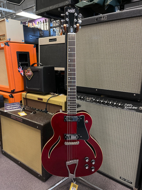 Vist Large View of Product Image Which is Used Eastwood MESSENGER Electric Guitar Red 6-String