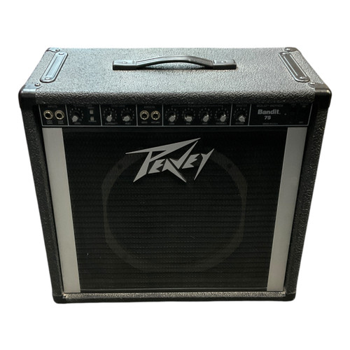 Vist Large View of Product Image Which is Used Peavey BANDIT 75 1 x 12 Solid State Amplifier 1 x 12 41117-S000046799