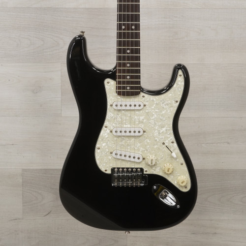 Vist Large View of Product Image Which is Used Squier Strat Electric Guitar Black 6-String