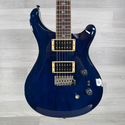 Used PRS SE Standard 24-08 Electric Guitar - Translucent Blue - Gig Bag Included 40112-S000174709