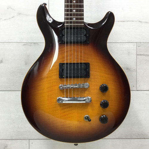 Used Hamer Sunburst Double Cutaway Electric Guitar 40051-S000112679