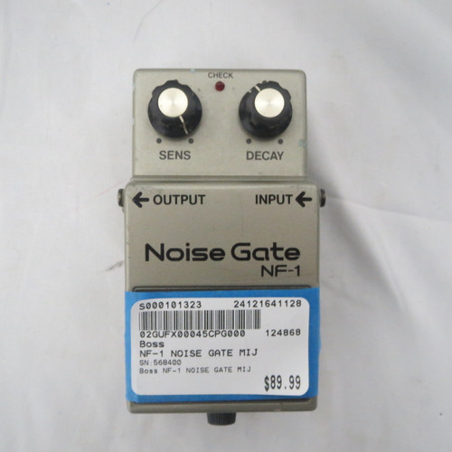 Used Boss NF-1 NOISE GATE MIJ Vintage Guitar Effects Pedal 41128-S000101323