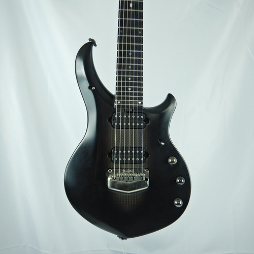Used Ernie Ball MUSIC MAN MAJESTY PETRUCCI 7 STRING Modern Metal Electric Guitar Black 7-String 40123-S000125096
