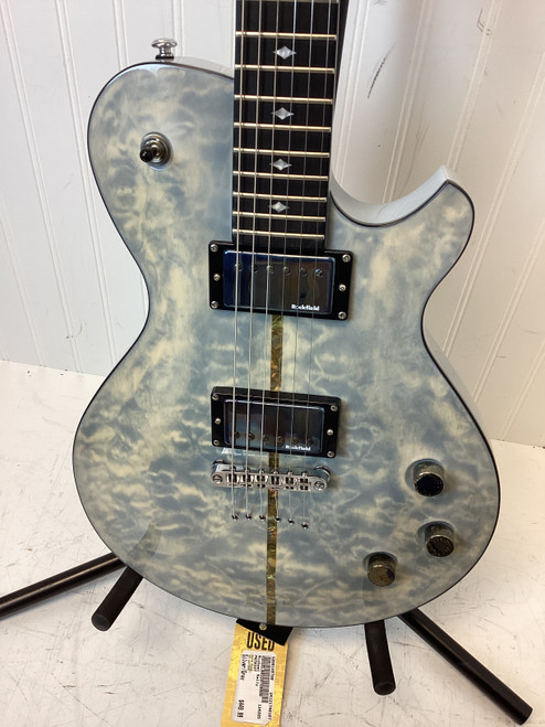 Vist Large View of Product Image Which is Used Michael Kelly PATRIOT LP Type Electric Guitar Silver/Gray 6-String