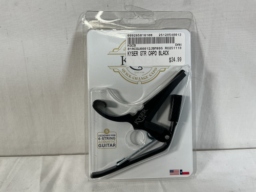 Vist Large View of Product Image Which is New KYSER GTR CAPO BLACK