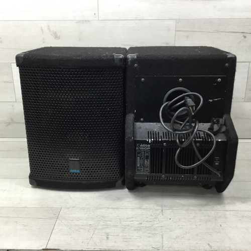 Used Yorkville E160P 1x10 Pair Powered Full Range Speaker Cabinets 40051-S000112690