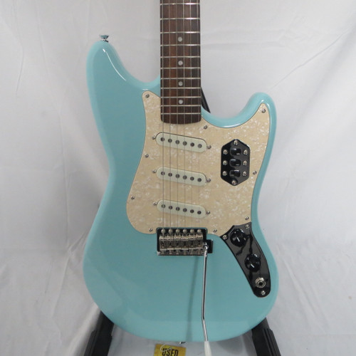 Used Squier PARANORMAL CYCLONE Offset Double Cutaway Electric Guitar Blue 6-String 41128-S000101548