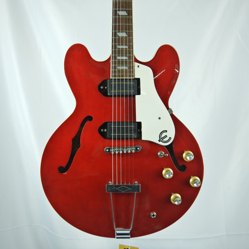 Vist Large View of Product Image Which is Used Epiphone CASINO 1995 W/BILL LAWRENCE L-90S Semi-Hollow Electric Guitar Red 6-String 40123-S000125285