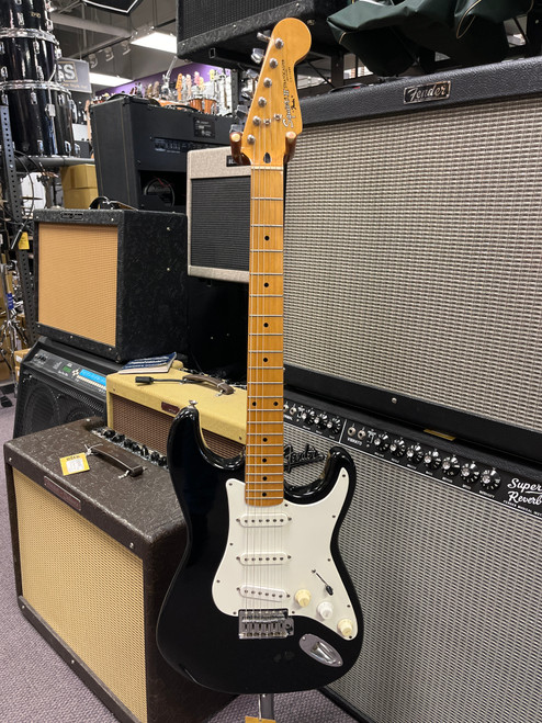Used Squier II STRATOCASTER MIK Electric Guitar Black 6-String 40085-S000103911