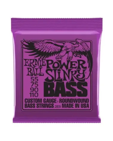 Vist Large View of Product Image Which is New ERNIE BALL BASS PWR SLINKY