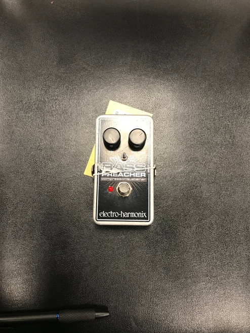 Used Electro Harmonix (E/H) BASS PREACHER Compressor Pedal 41123-S000109455