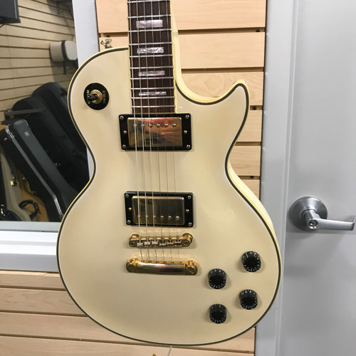 Vist Large View of Product Image Which is Used Epiphone LES PAUL CUSTOM LP Type Electric Guitar White 6-String 41125-S000037670