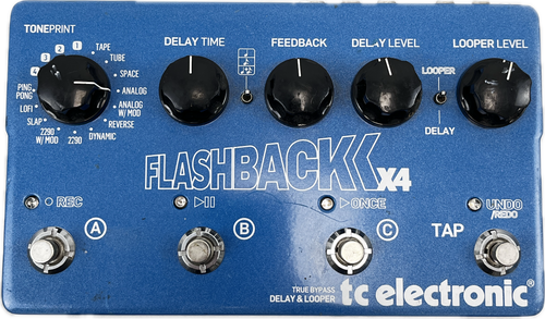 Used TC Electronic FLASHBACK X4 Delay Pedal 41124-S000199781