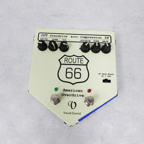 Used Visual Sound Route 66 Distortion Pedal 40042-S000249913