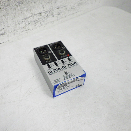 Used Behringer Ultra DI DI20 Direct Box 40042-S000249927