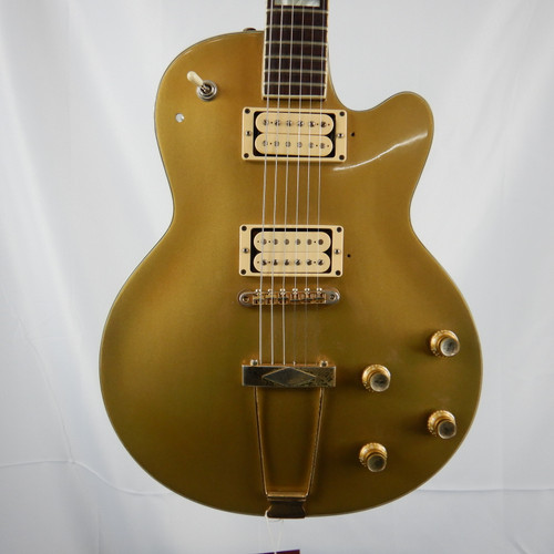 Used Guild M-75 ELECTRIC GUITAR REFIN AND MODS Vintage LP Type Electric Guitar Goldtop 6-String 40123-S000125392
