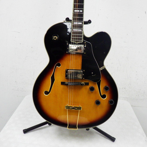 Used Samick Hj650 Hollowbody Guitar Semi-Hollow Electric Guitar Sunburst 6-String 40042-S000249999