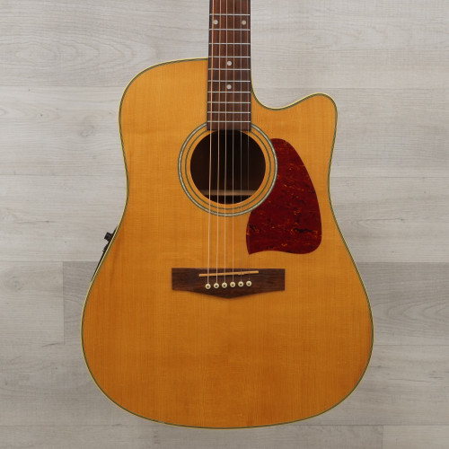 Used Ibanez AW12ECE Solid Top Acoustic Guitar Natural 40015-S000319877