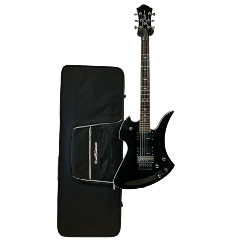 Used BC Rich MOCKINGBIRD X SERIES W/HSC Pointy Electric Guitar Black 6-String 40009-S000301197