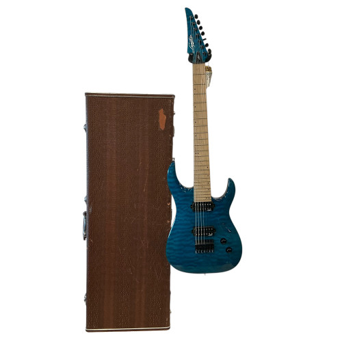 Used Legator R-200 7 STRING Super S Electric Guitar Blue 6-String 40009-S000301208