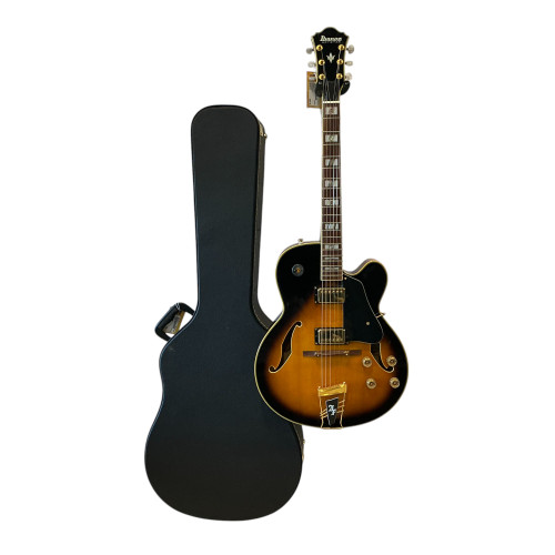 Used Ibanez AF120 WHSC Semi-Hollow Electric Guitar Sunburst 6-String 40009-S000301217