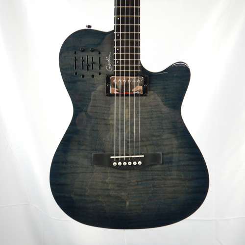 Used Godin A6 ULTRA Electric Guitar Blue 6-String 40123-S000125561