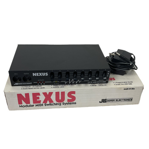Used JL Cooper NEXUS 3X8 Keyboard Accessory 41120-S000031217