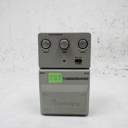 Used Ibanez TS7 Tube Screamer Tone Lok Vintage Distortion Pedal 40042-S000250419