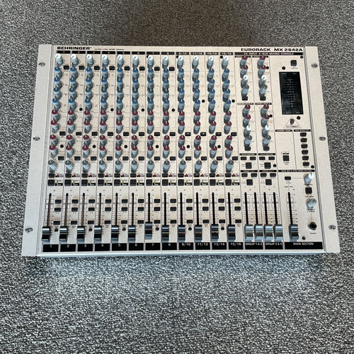 Used BEHRINGER EURORACK MX2642A Mixing Console 41106-S000088859