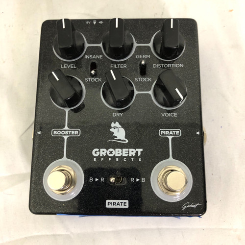 Used GROBERT EFFECTS PIRATE Distortion Pedal 41128-S000101965