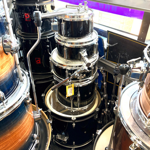 Vist Large View of Product Image Which is Used PDP 5-Piece Junior Drum Set and Hardware Black