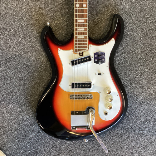 Used Silvertone 1440 MOSRITE COPY Vintage Electric Guitar Sunburst 6-String 40111-S000183067