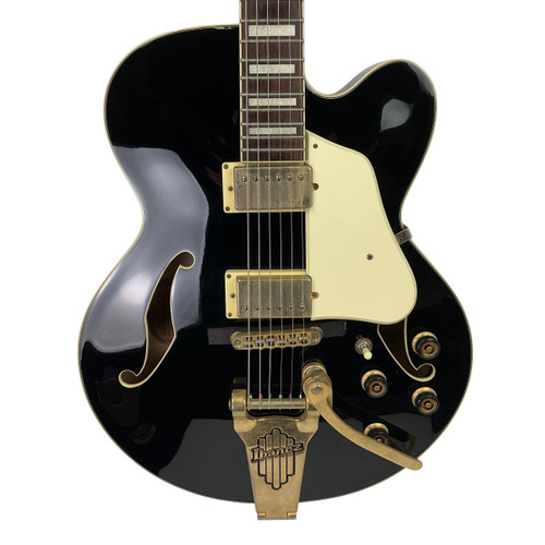 Used Ibanez AF75TDG Semi-Hollow Electric Guitar Black 6-String 41120-S000031303
