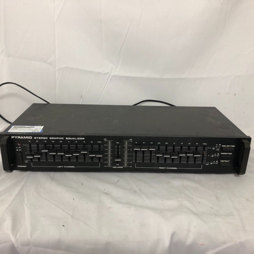 Used Pyramid STEREO GRAPHIC EQUALIZER Pro Sound Product 41128-S000102090