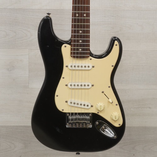 Used Squier Mini Stratocaster Electric Guitar Black 40015-S000320495