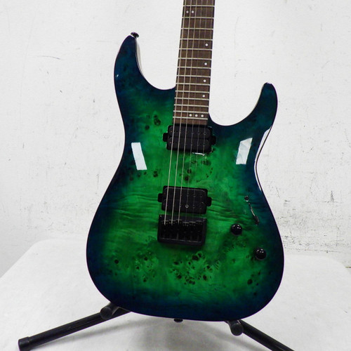 Used Schecter CR-6 Electric Guitar Green 40042-S000250638