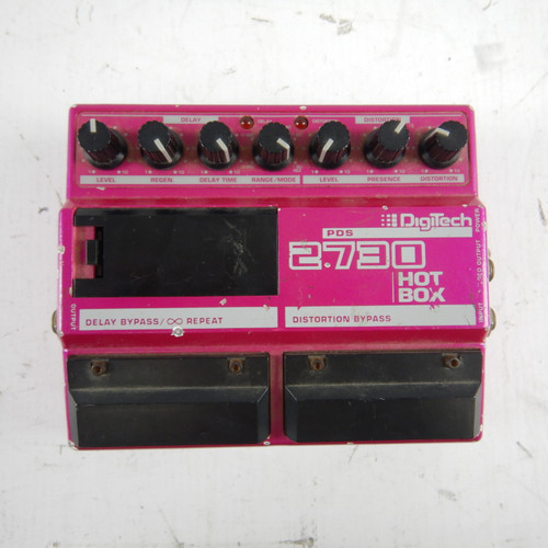 Used Digitech 2730 DISTORTION + DELAY Distortion Pedal 40123-S000125763