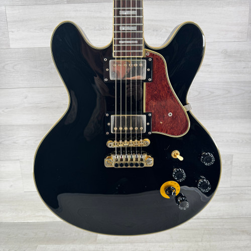 Used Epiphone B.B. King Lucille Semi-hollowbody Electric Guitar - Black - Case Included 40112-S000175233