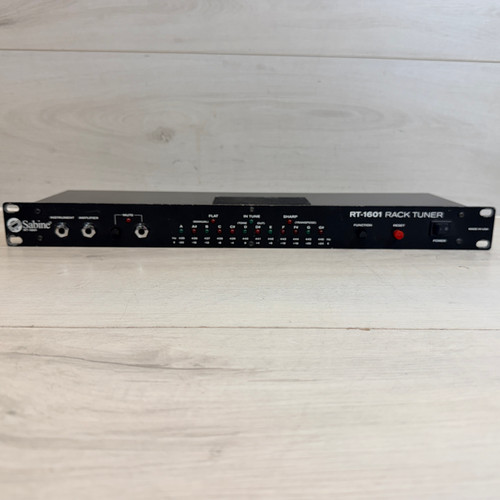 Vist Large View of Product Image Which is Used Sabine RT-1601 Guitar And Bass Rack Tuner